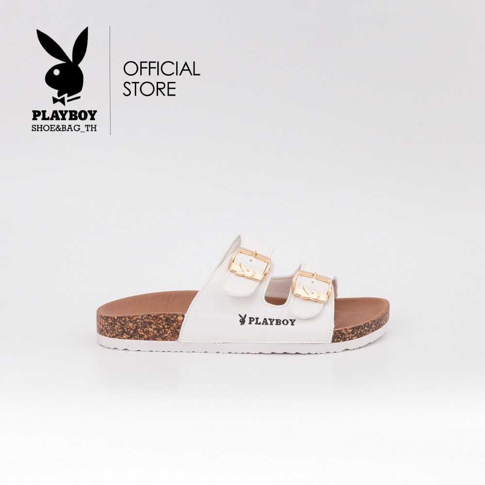 Playboy Shoe&Bag TH รองเท้าแตะยางคาดเข็มขัดคู่ ST-HS213C050