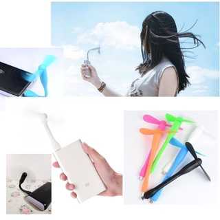 USB Mini Fanพัดลมพกพาเสียบพาวเวอร์แบงค์