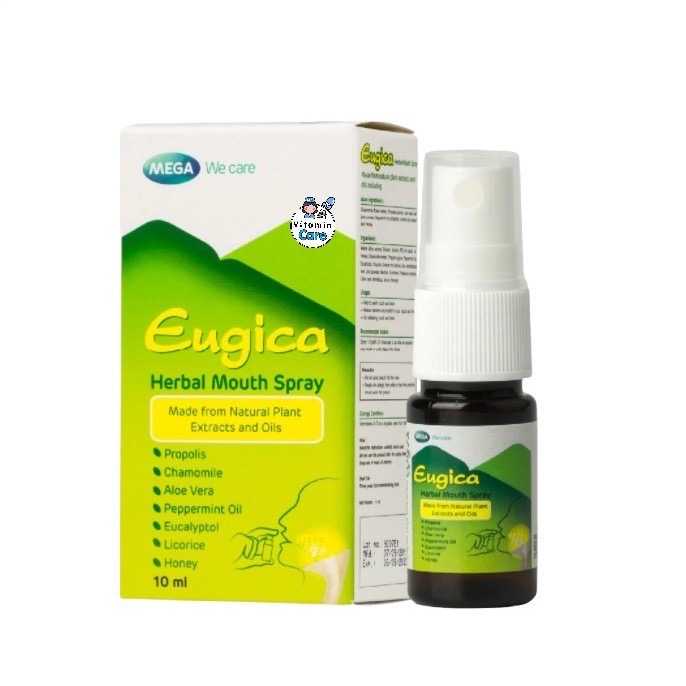 Eugica Herbal Mouth Spray  ยูจิก้า เฮอร์บอล เม้าท์ สเปรย์ (10 มล)