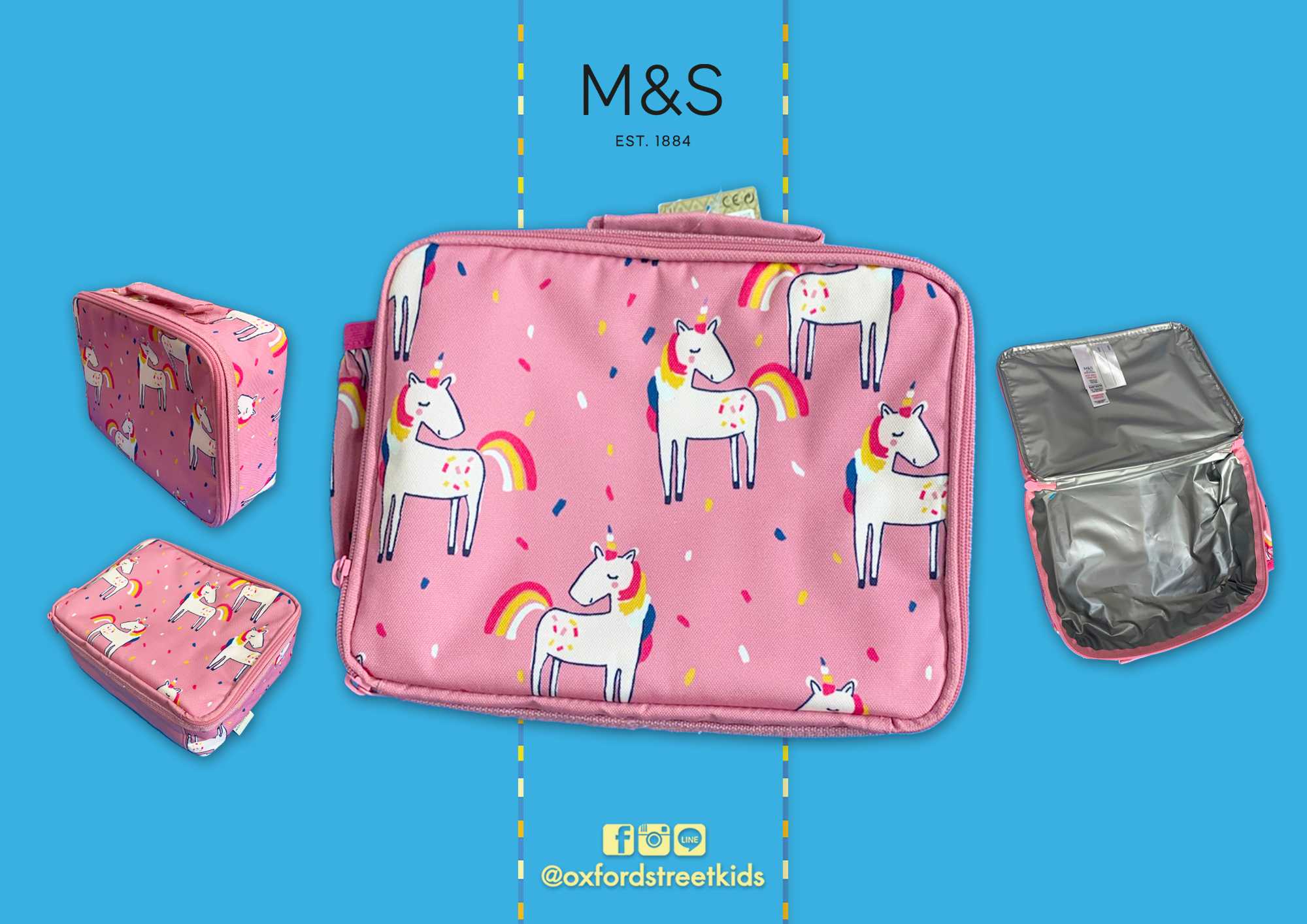 𝐒𝐀𝐋𝐄❗️ M&S Unicorn Lunch Box กระเป๋าเก็บอุณหภูมิ