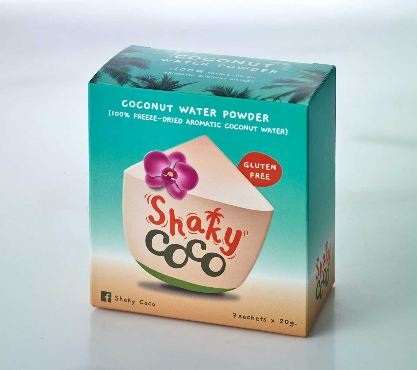 LAMAI COCONUT WATER POWDER - ผงน้ำมะพร้าวน้ำหอมแท้100% จำนวน 7 ซอง