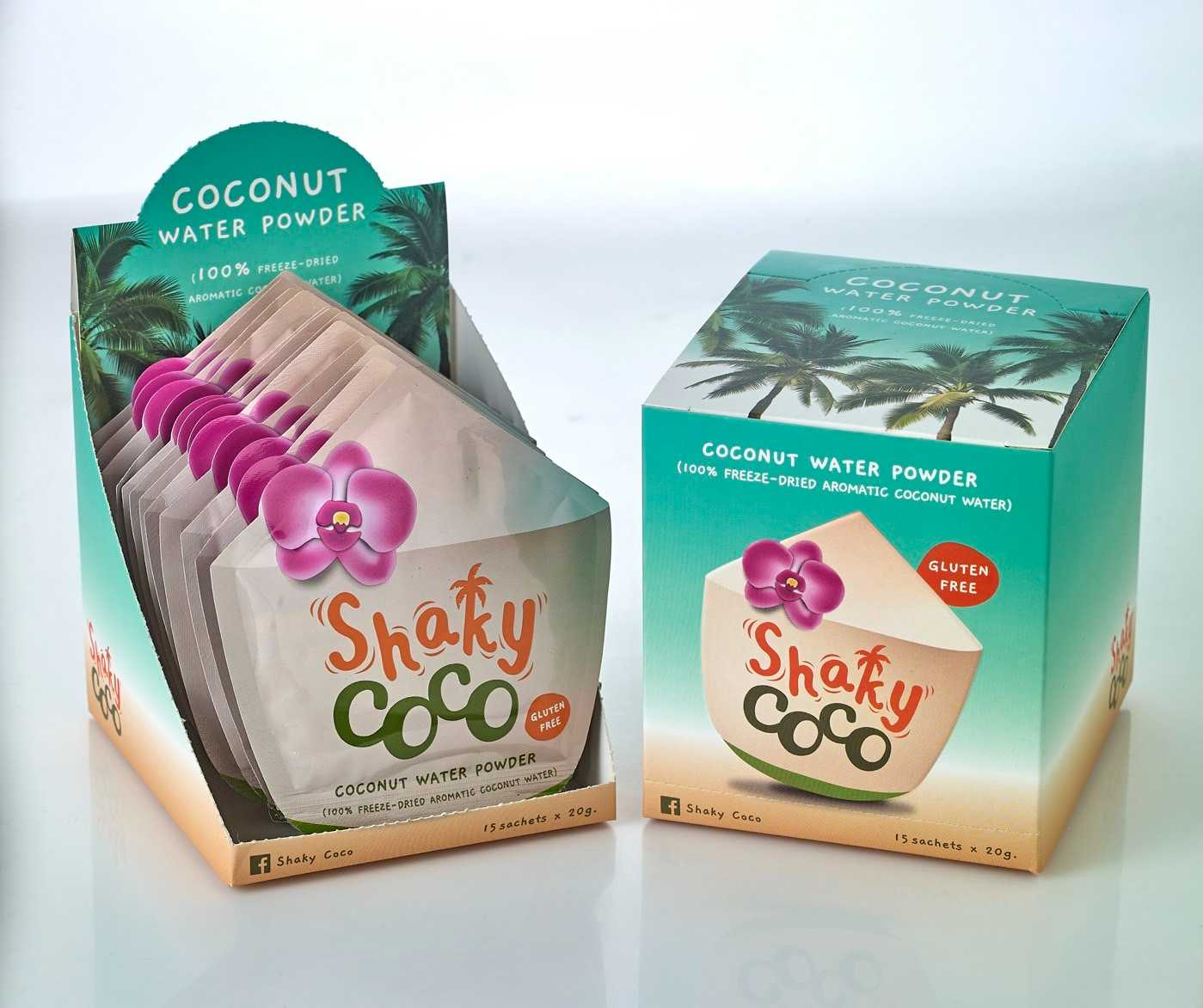 LAMAI COCONUT WATER POWDER - ผงน้ำมะพร้าวน้ำหอมแท้100% จำนวน 15 ซอง