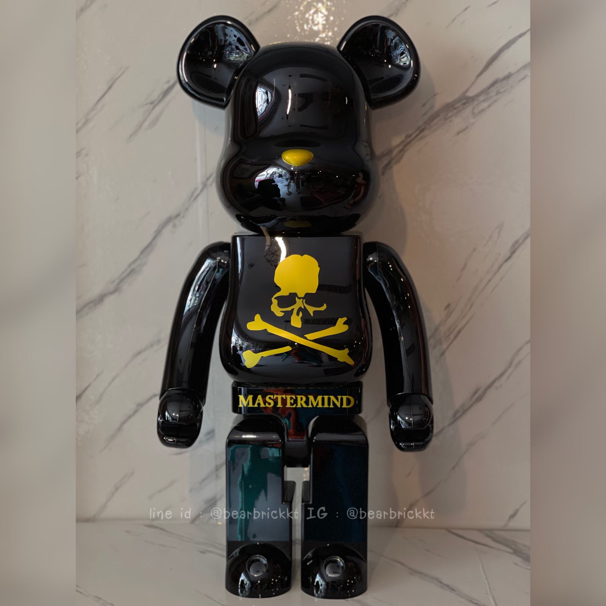 ⭐️bearbrick x mastermind Japan 1000% (black)  