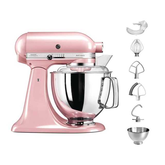 KitchenAid เครื่องผสมอาหาร Artisan รุ่น 5KSM175PSESP  -SILK PINK  220 V /2โถ