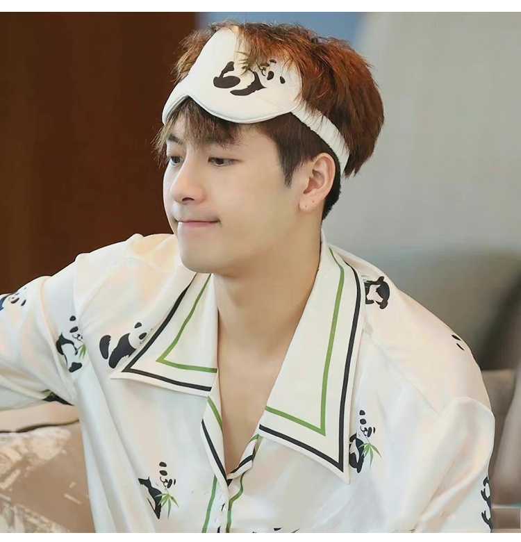 ชุดนอนแพนด้าแบบ Jackson แลพ Yang Yang