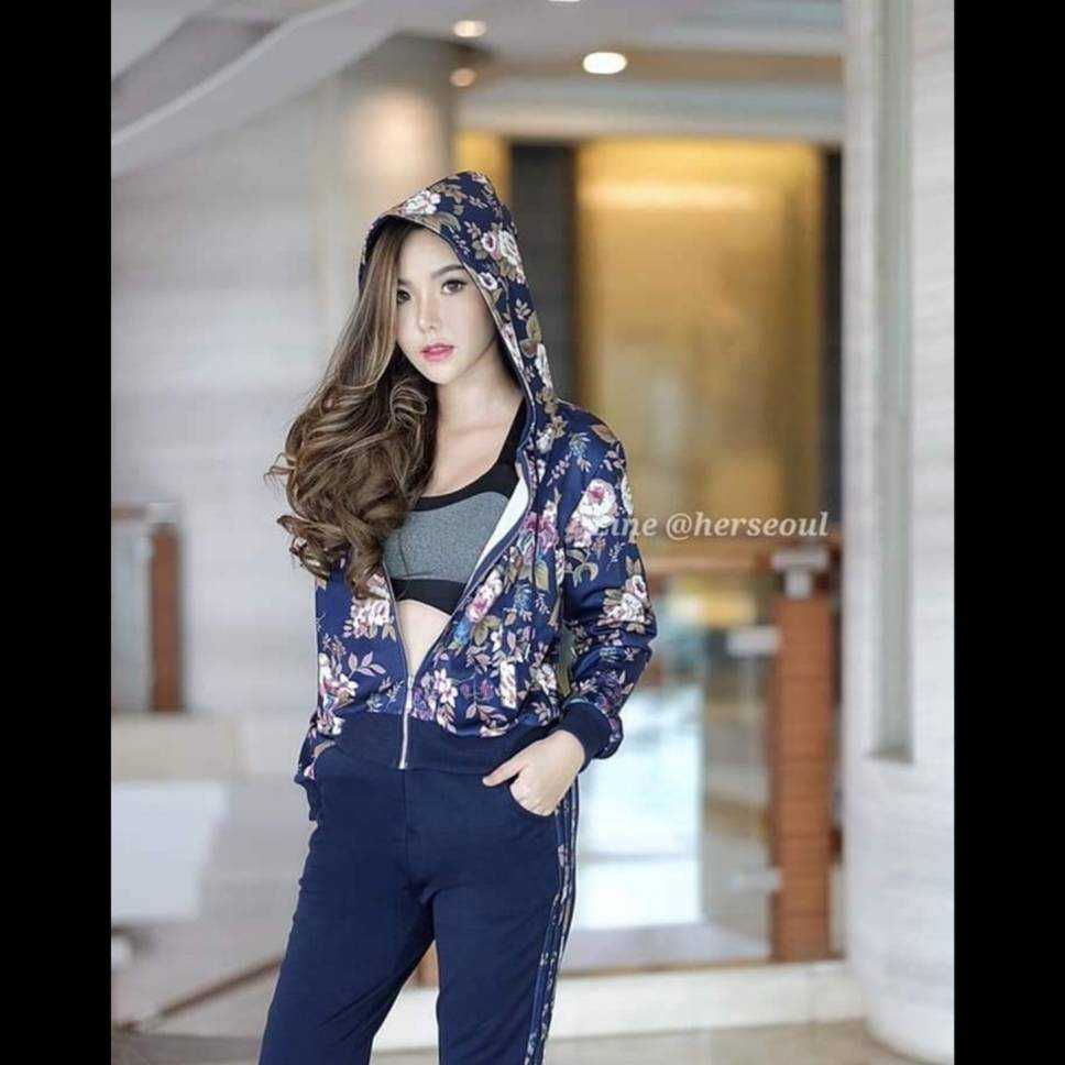 ชุดวอร์ม W38 Rosy Boom Sport Warm Set