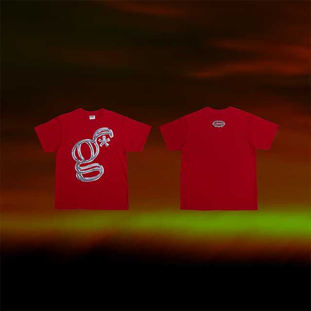 G LOGO TEE IN RED