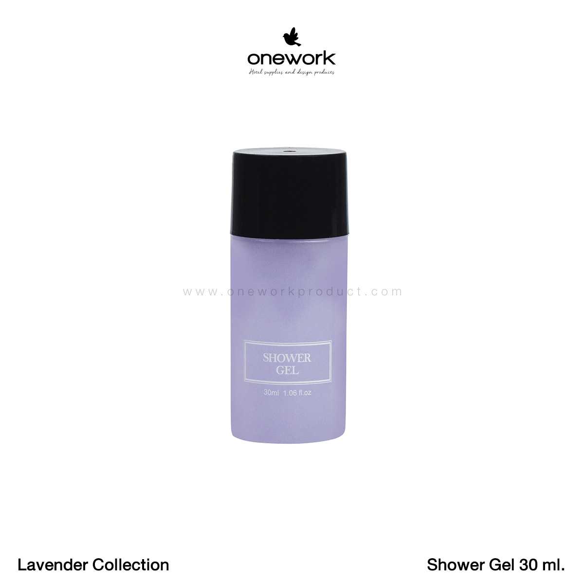 (100pcs.) วันเวิร์ค ชาวเวอร์เจล 30มล. ลาเวนเดอร์ Onework Shower Gel 30ml. Lavender Collection