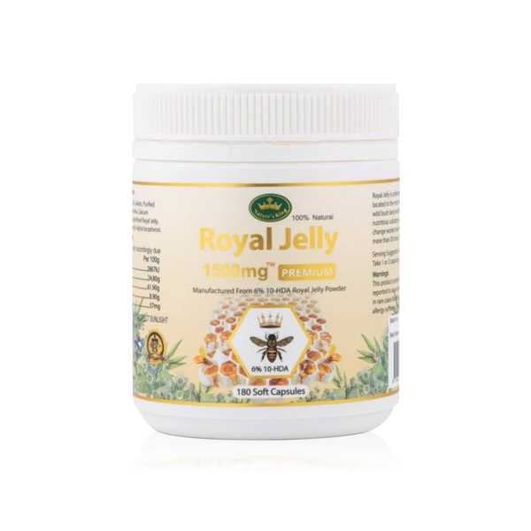 Nature's King Royal Jelly 1500mg. Premium