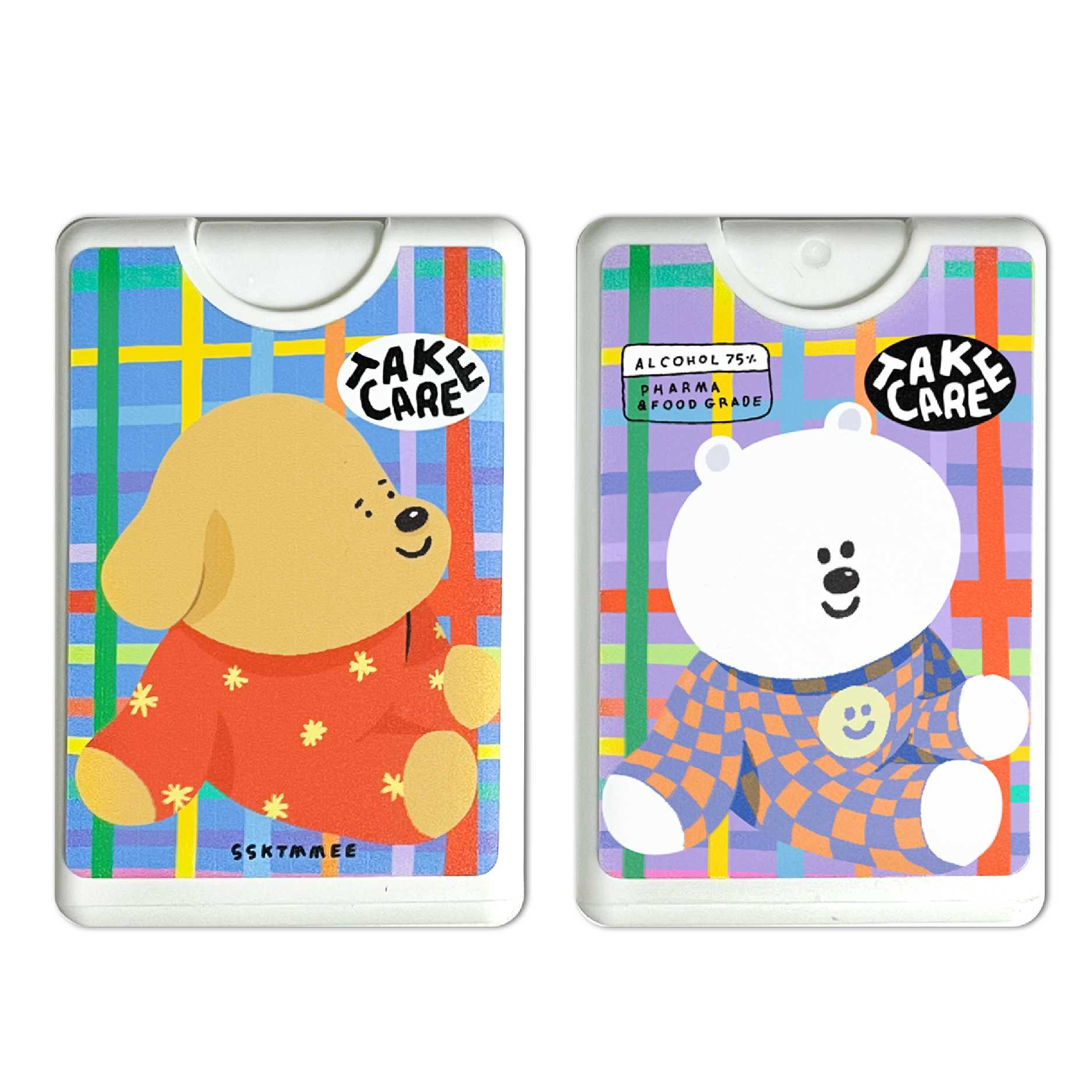 alcohol spray card - sweater
