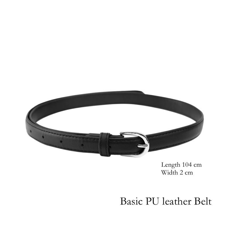 Cpjgirlxx | Basic PU leather belt 