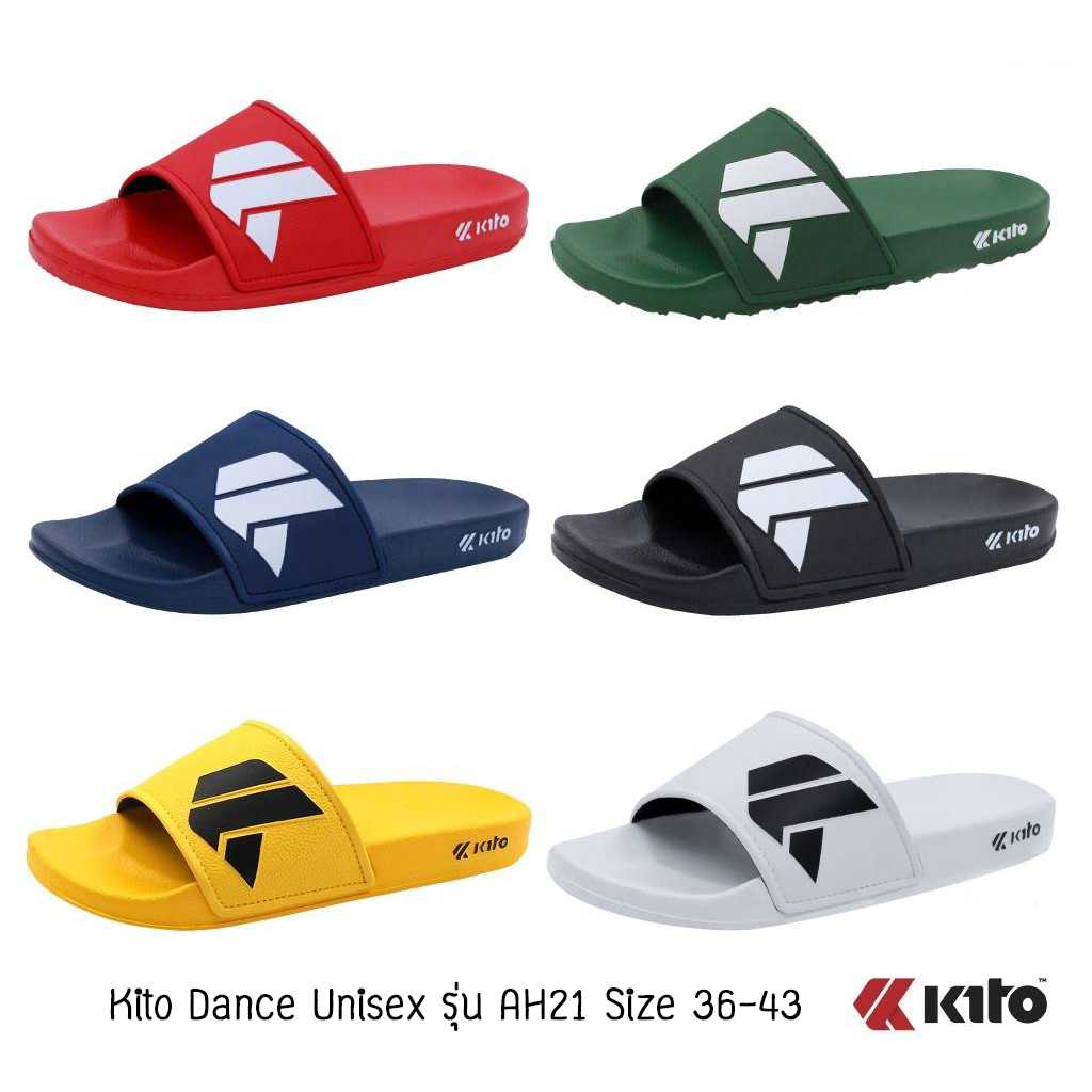 🔥พร้อมส่ง🎉 Kito Dance AH21 แท้💯% รองเท้าแตะ Unisex 36-43 รองเท้าแตะกีโต้