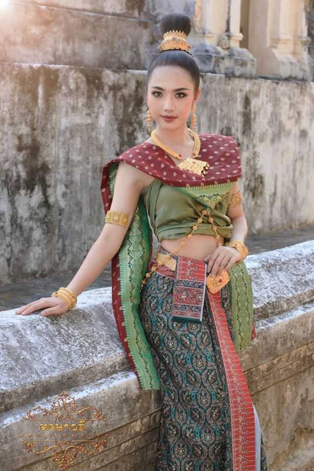 ผ้าลายอย่าง -ลายกินรี-