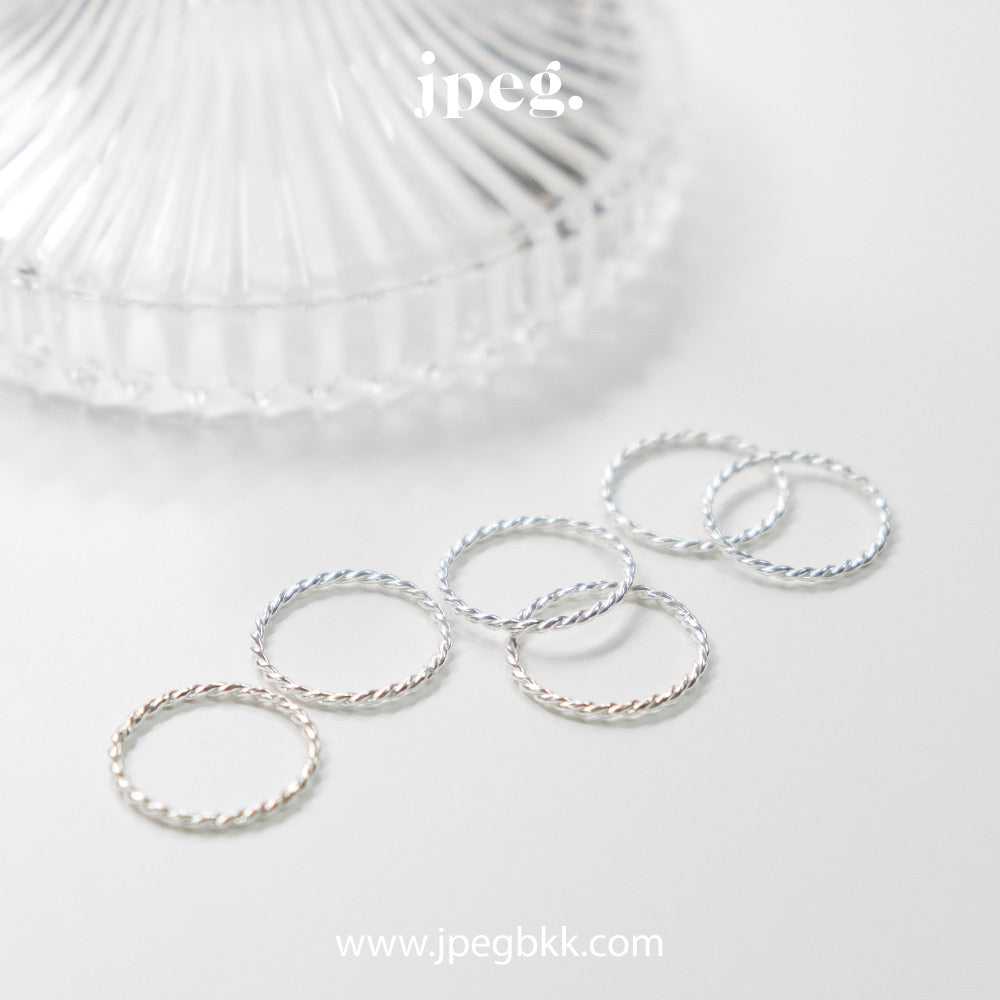 (silver 925) twist ring