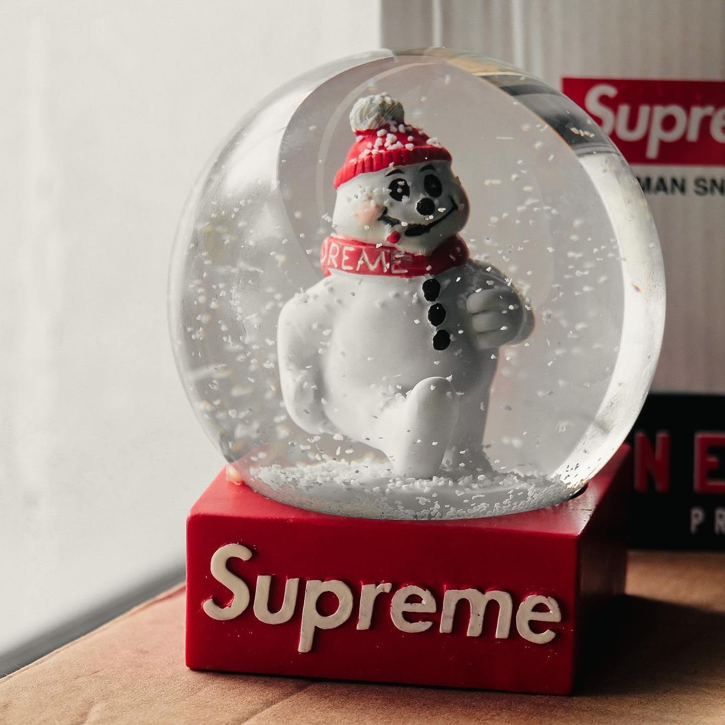 Supreme Snowman Snow Globe 