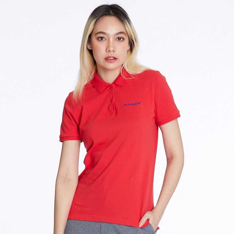 Women's CLASSIC POLO เสื้อโปโลผู้หญิง สีแดง-05