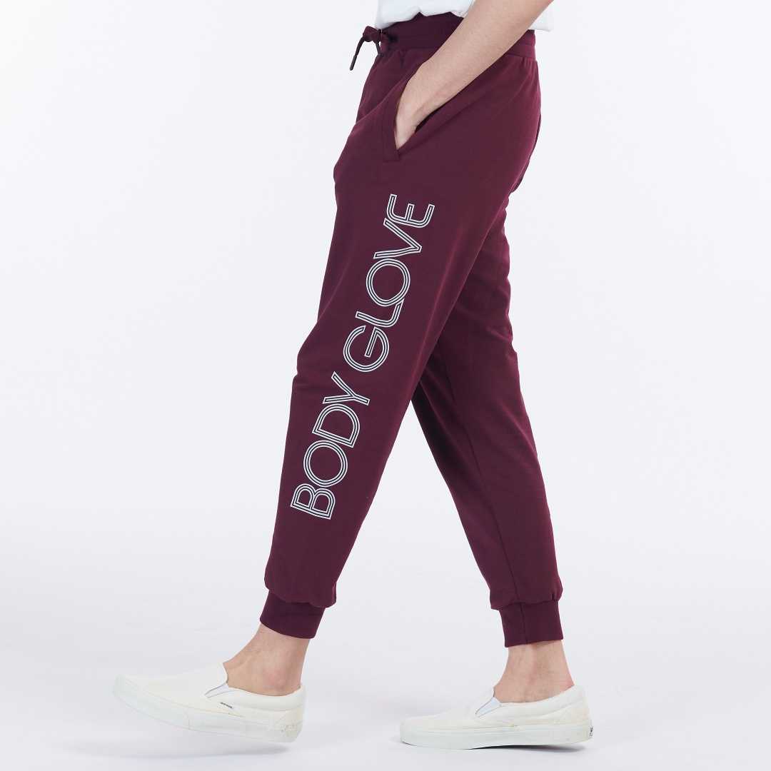 Men's SC Track Club Jogger กางเกงจ็อกเกอร์ผู้ชาย สีแดงเข้ม-29