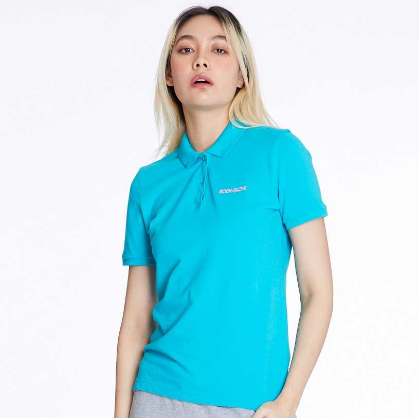 Women's CLASSIC POLO เสื้อโปโลผู้หญิง สีฟ้า-20