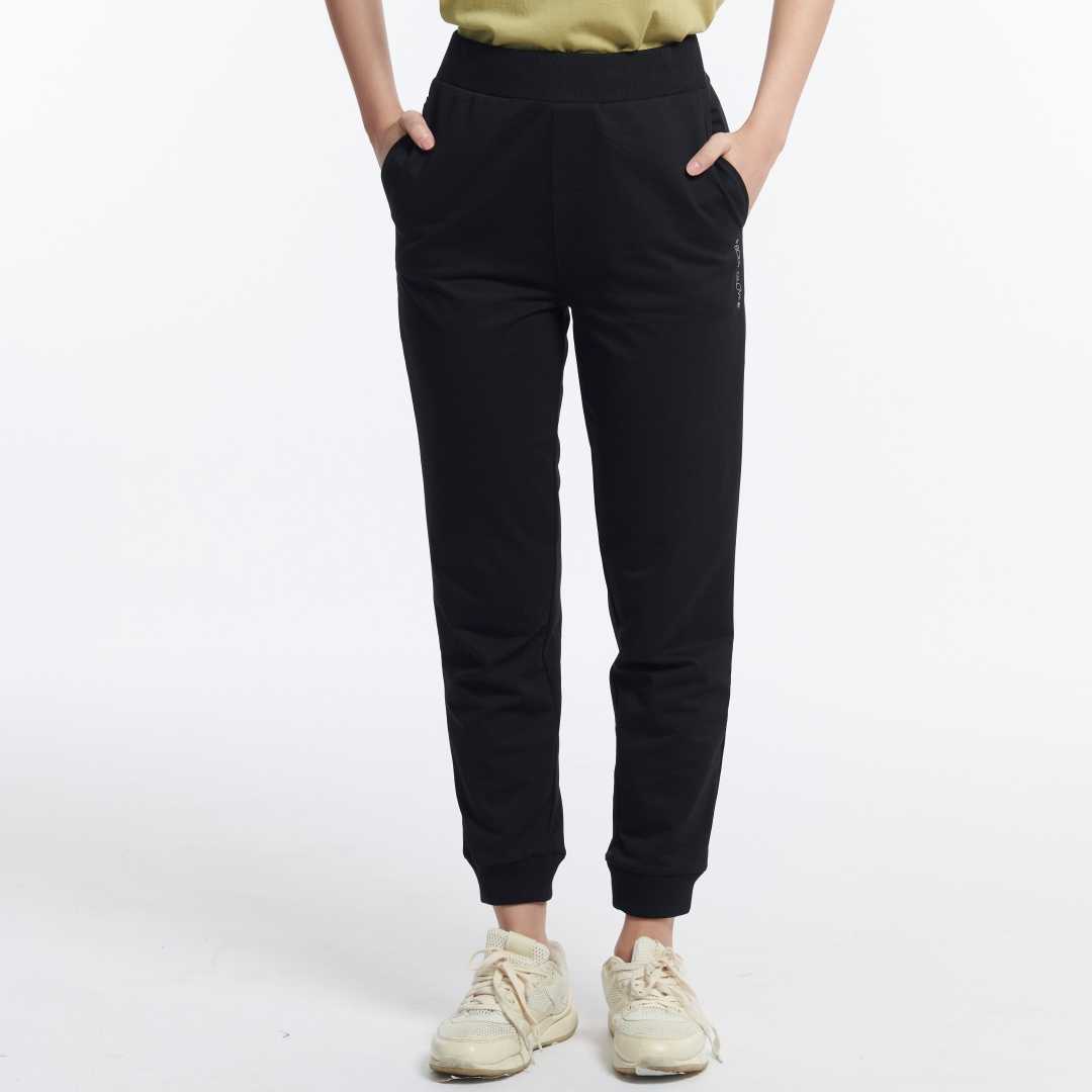 Basic Jogger กางเกงจ็อกเกอร์ ผู้หญิง สีดำ-01