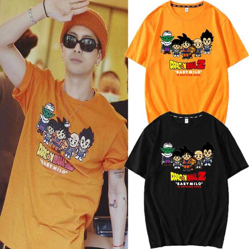 เสื้อยืด Dragon Ball แบบ jackson wang แฟนเมด
