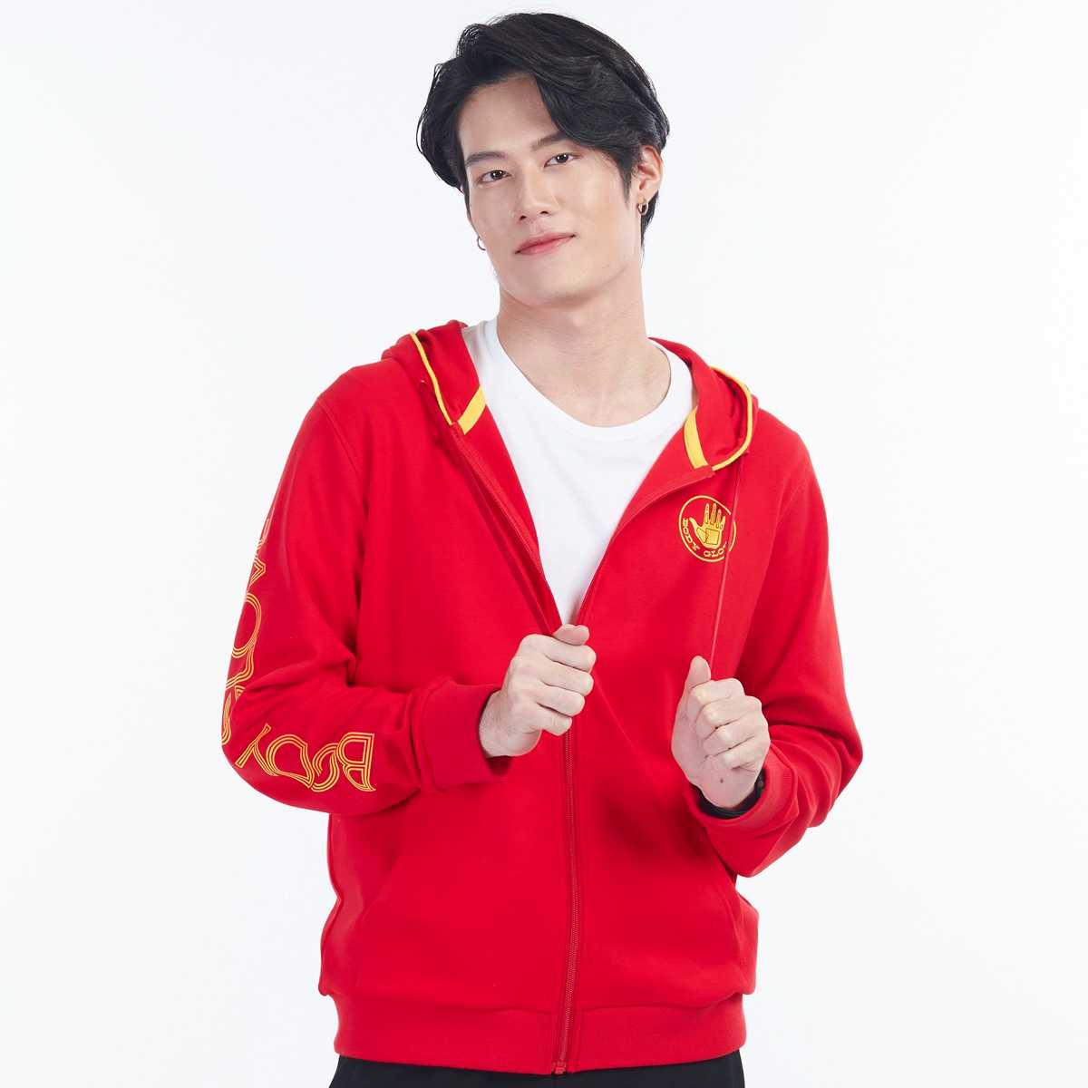 Women'sSC TRACK CLUB HOODIE เสื้อฮู้ดผู้ชาย สีแดง-05
