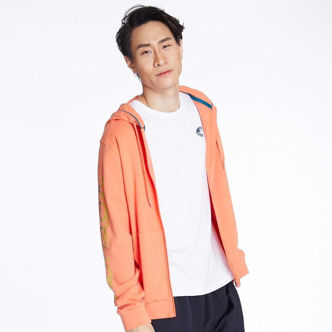 Women's SC TRACK CLUB HOODIE เสื้อฮู้ดผู้ชาย สีส้ม-54