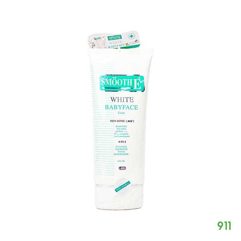 สมูทอี ไวท์ เบบี้เฟซ โฟมไม่มีฟอง 6 ออนซ์ | Smooth E White Babyface Foam