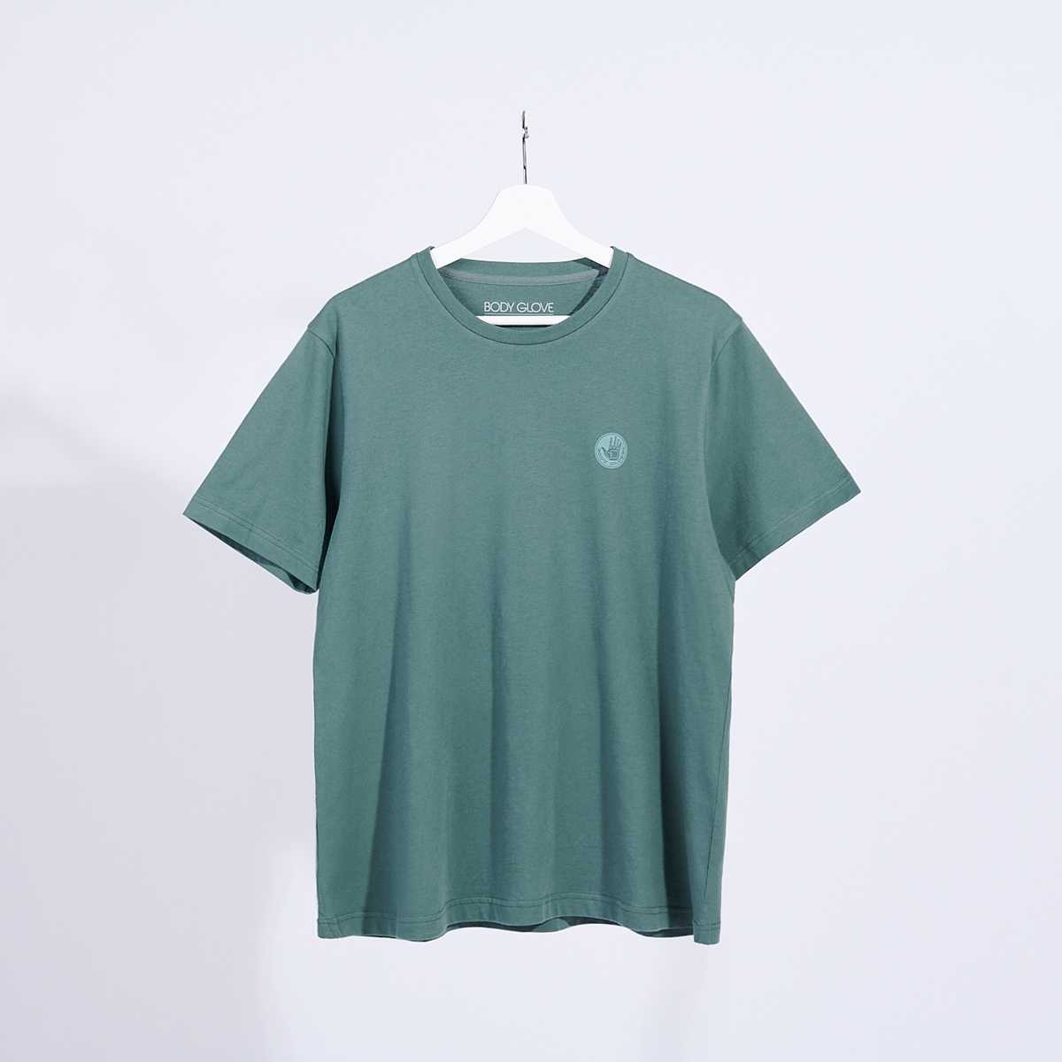 Unisex Basic T-Shirt เสื้อยืด สีเขียวเข้ม-23