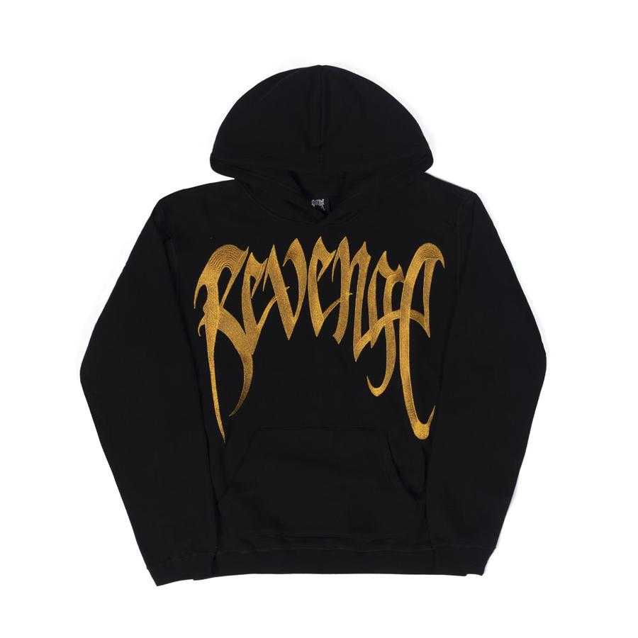 Revenge Gold arch logo - Embroidered - Hoodie