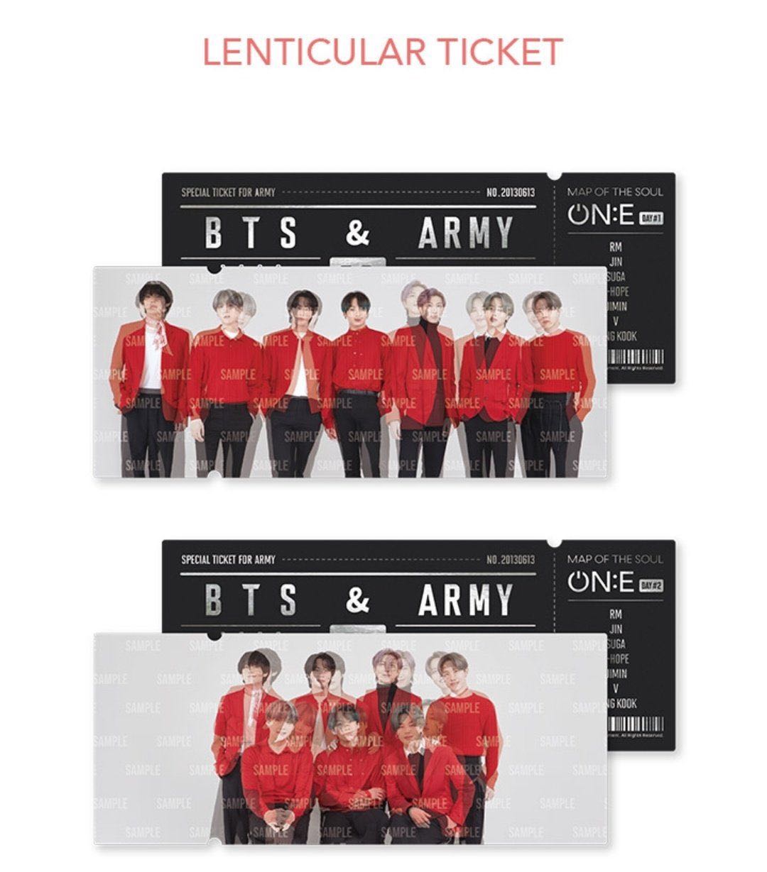 🌹Lenticular Ticket (ON:E Merch) หาร