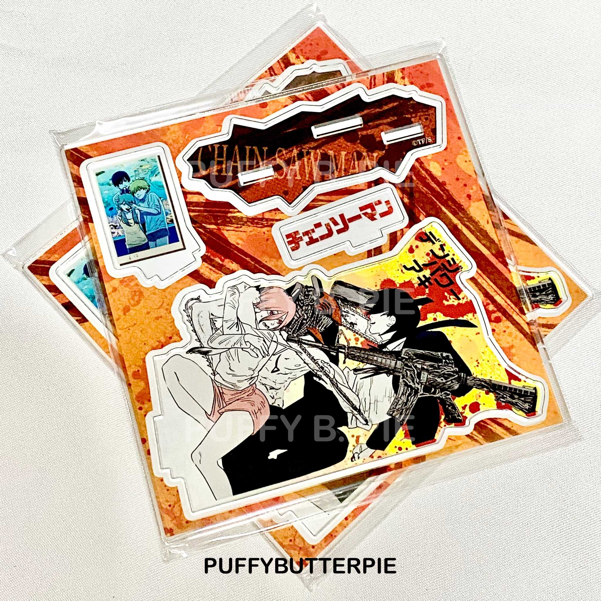 [ พร้อมส่ง ] ฟิกเกอร์อะคริลิคเชนซอว์แมน - เดนจิ อาคิ พาวเวอร์ (Chainsaw man - Denji & Aki & Power)