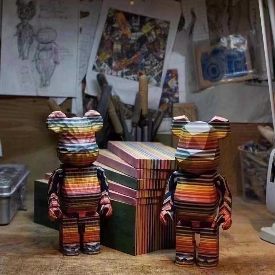Be@rbrick Karimoku Haroshi 400% setคู่