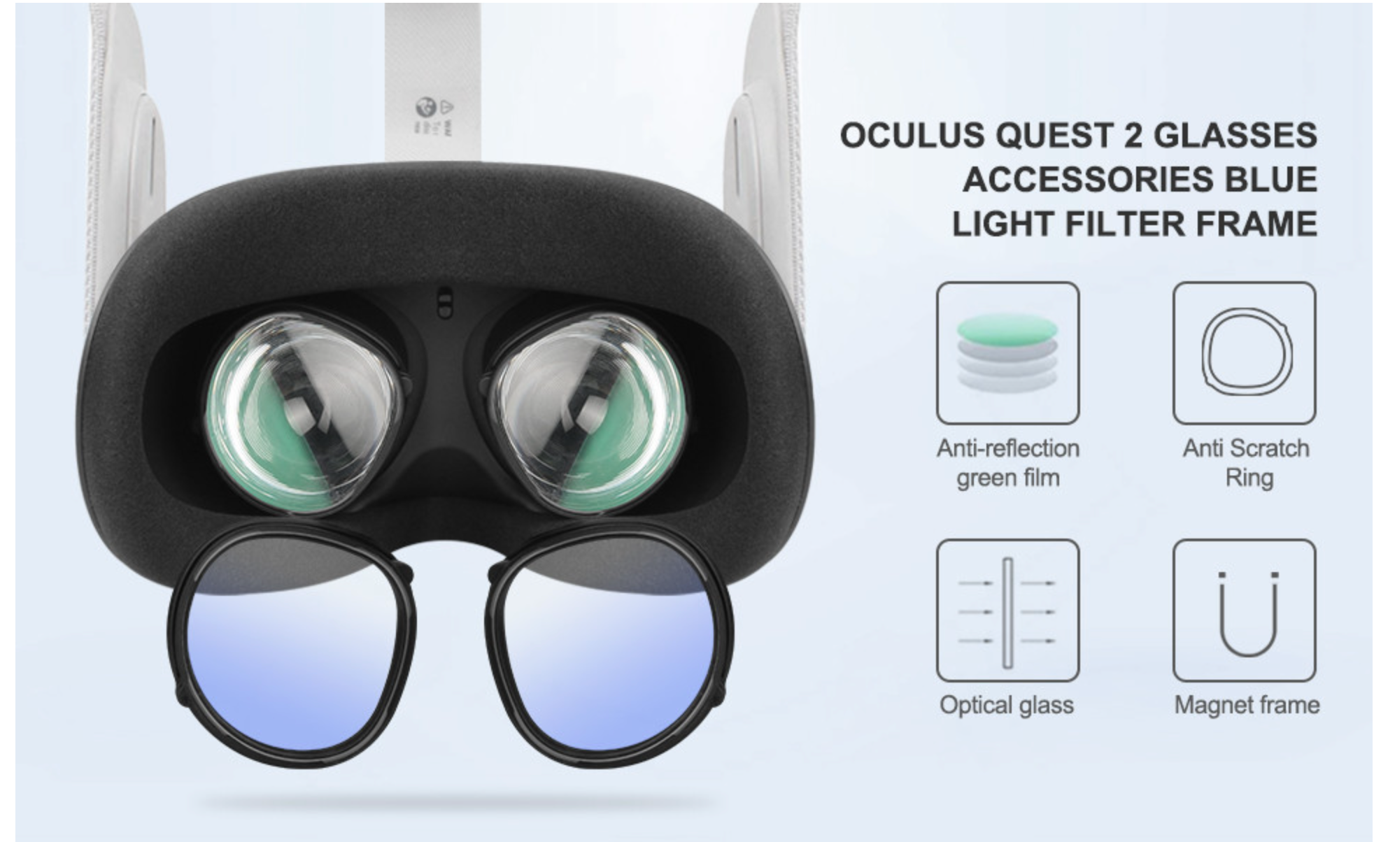 Lens Protect & adapter MYOPIA  (เลนส์กันหน้าจอรอยตัดแสง หรือกรอบเลนส์ตัดเลนส์สายตา)