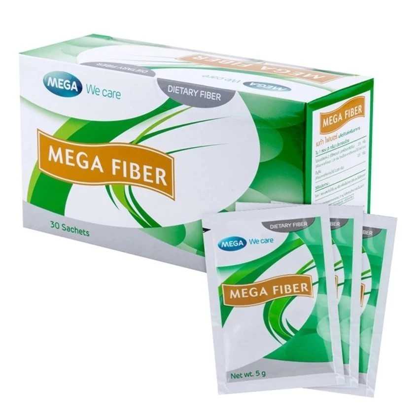 Mega We Care Mega Fiber 30 ซอง พรีไบโอติกรักษาสมดุลของลำไส้