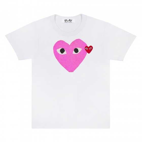 Play Comme Des Garçons T-Shirt (Pink)