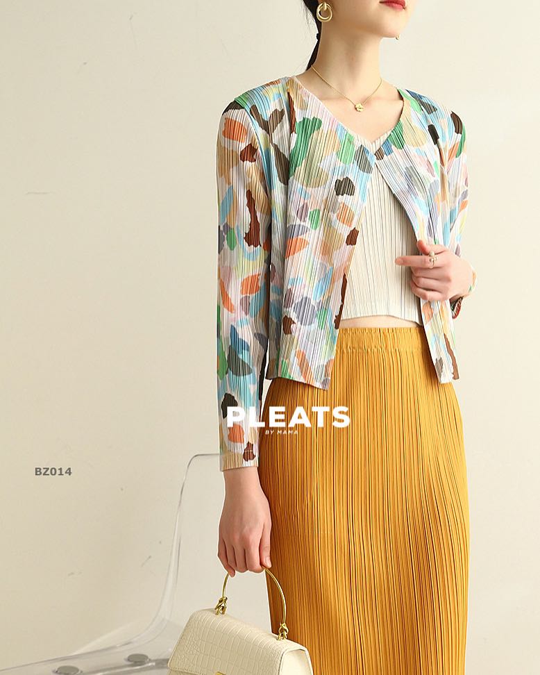 PLEATS BLAZER BZ014