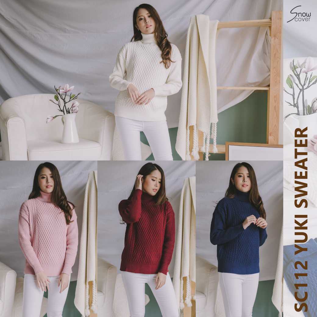 SC112 Yuki Sweater (Snowcover เสื้อไหมพรม)