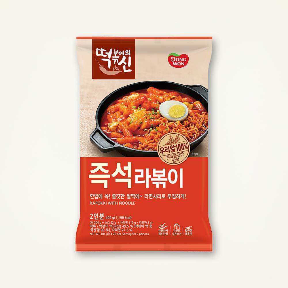 DONGWON RAPOKKI WITH NOODLE (PACK) 404g