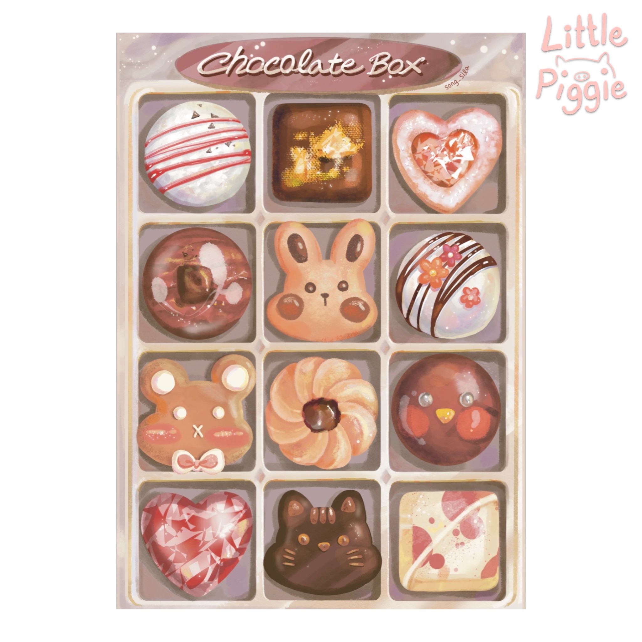 สติกเกอร์ Chocolate Box