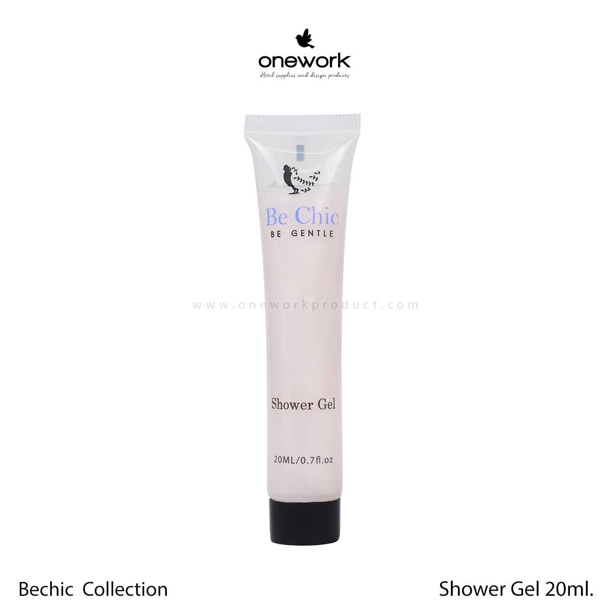 (100pcs.) วันเวิร์ค ชาวเวอร์เจล 20มล. บีชิค คอลเลคชั่น Onework  Shower Gel 20ml. Be Chic Collection