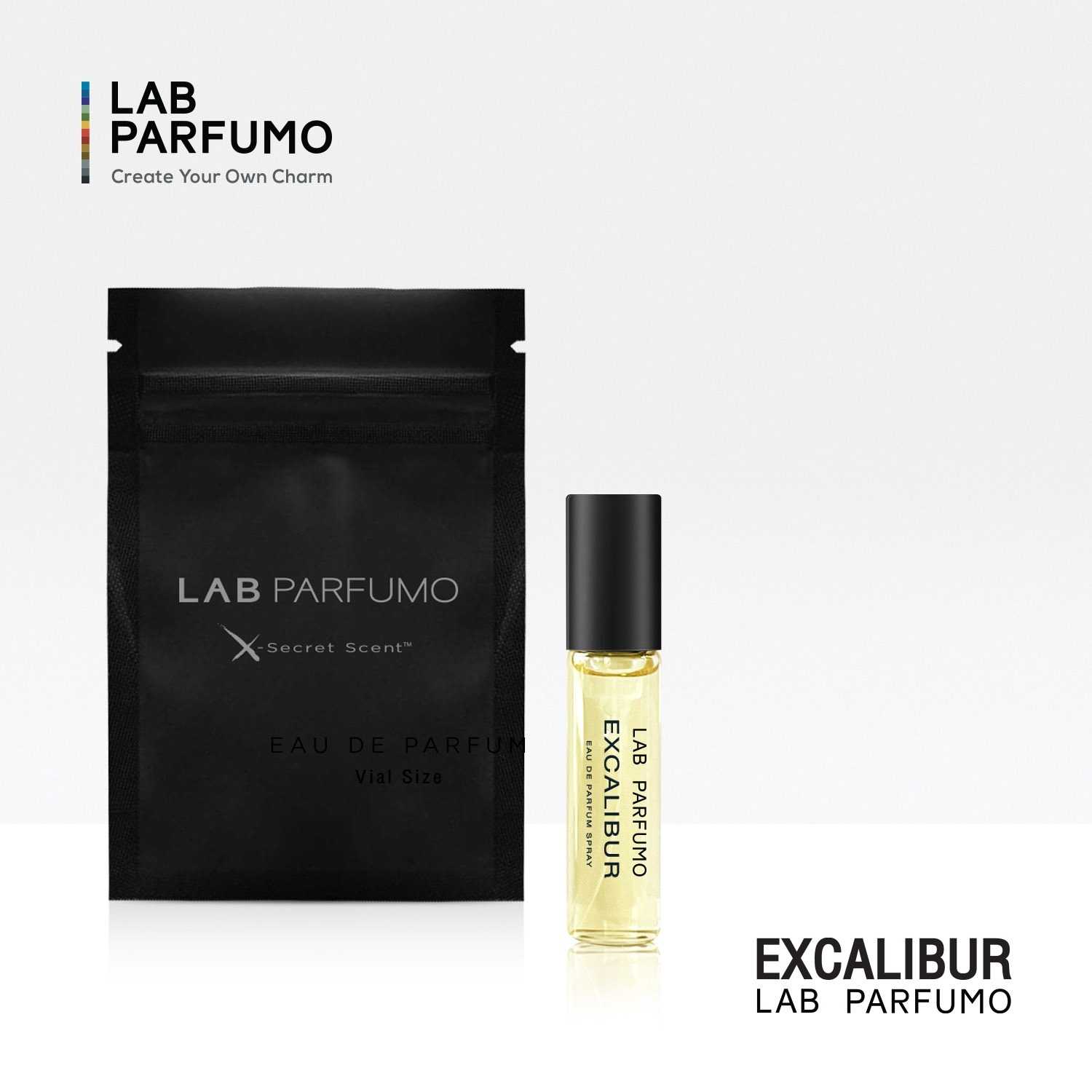 LAB Parfumo, Excalibur (EDP) น้ำหอมผู้ชาย (ขนาด 4 ml.) เสน่ห์สดชื่น บาดลึกถึงอารมณ์ความหอม