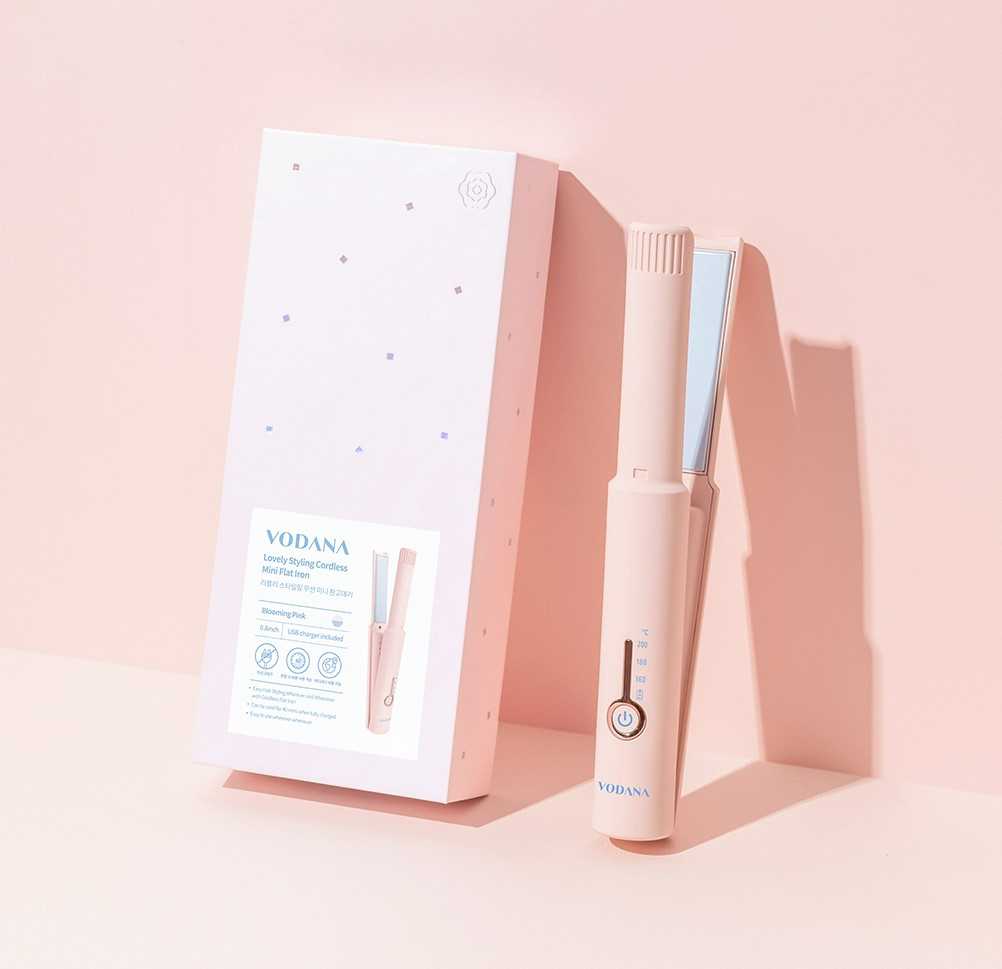 ( พร้อมส่ง ) VODANA Lovely Styling cordless mini flat iron
