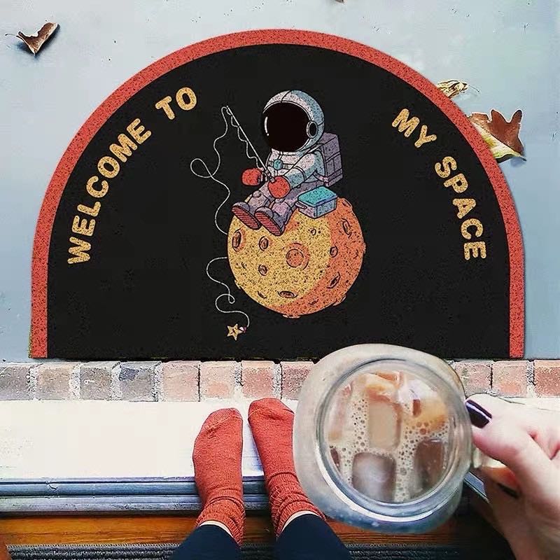 [preorder] Space doormat - พรมดักฝุ่นลายอวกาศ🛸