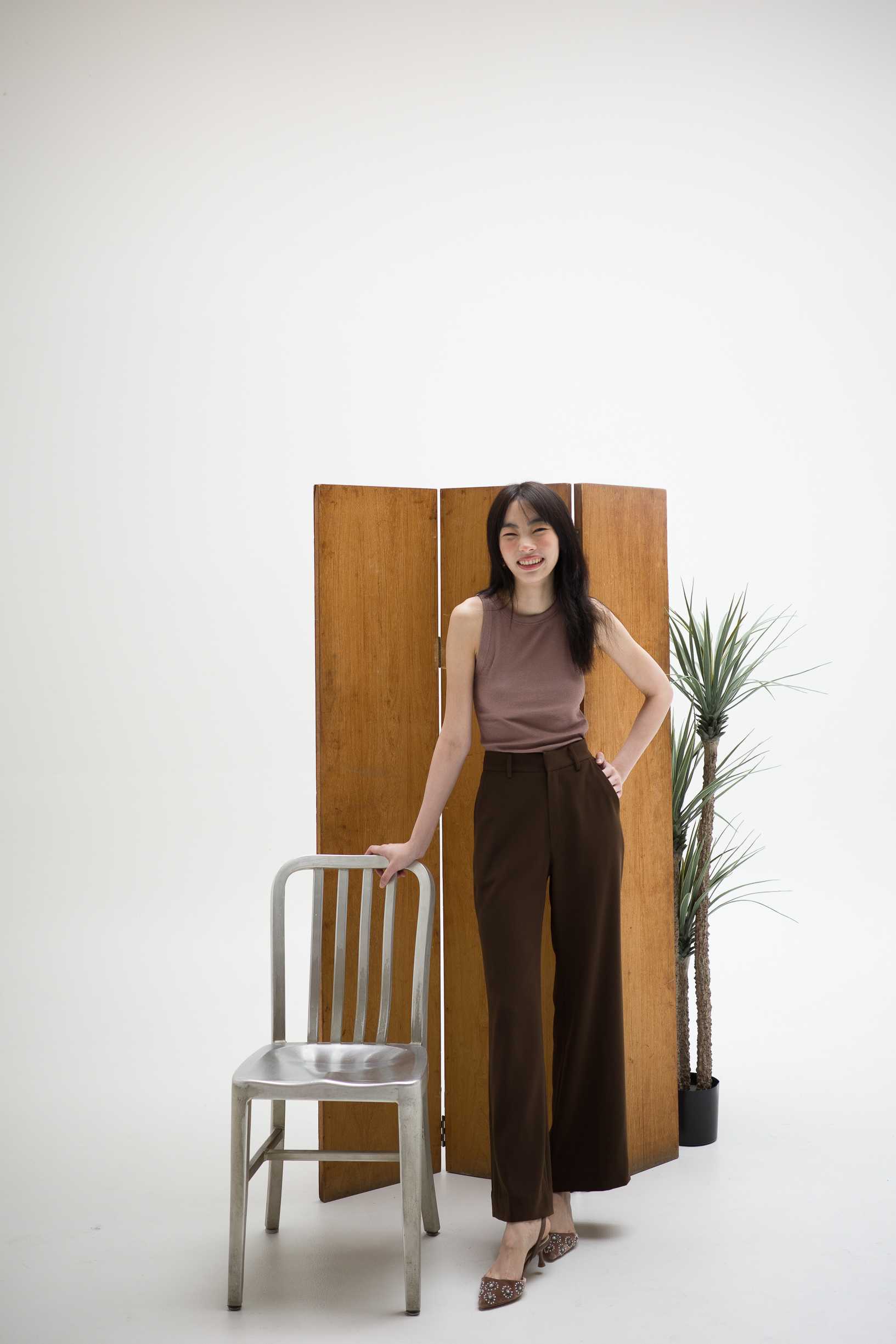 Classic Flare Pants - Chocolate