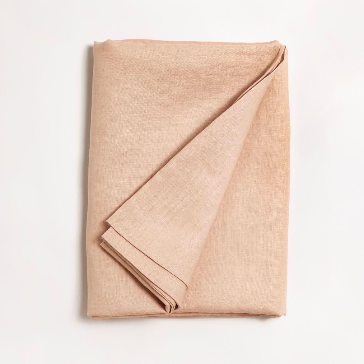 ผ้าปูโต๊ะ CLASSIC LINEN TABLECLOTH - PEACH PINK