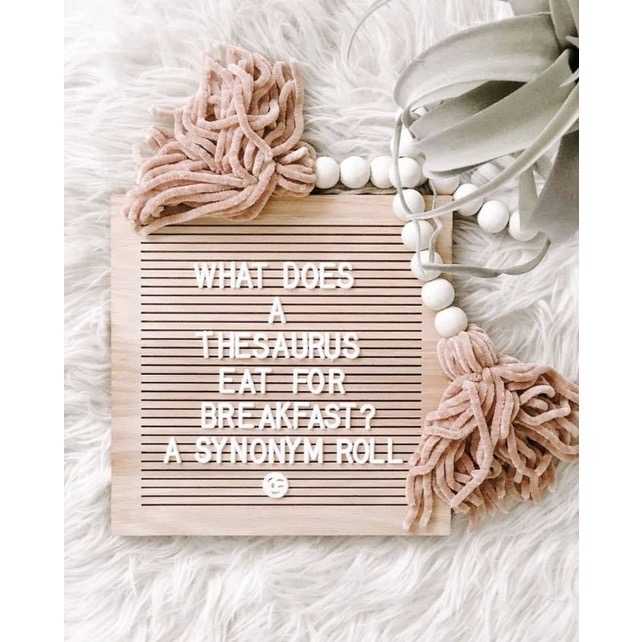Letter Board รุ่นไม้แบบ minimal