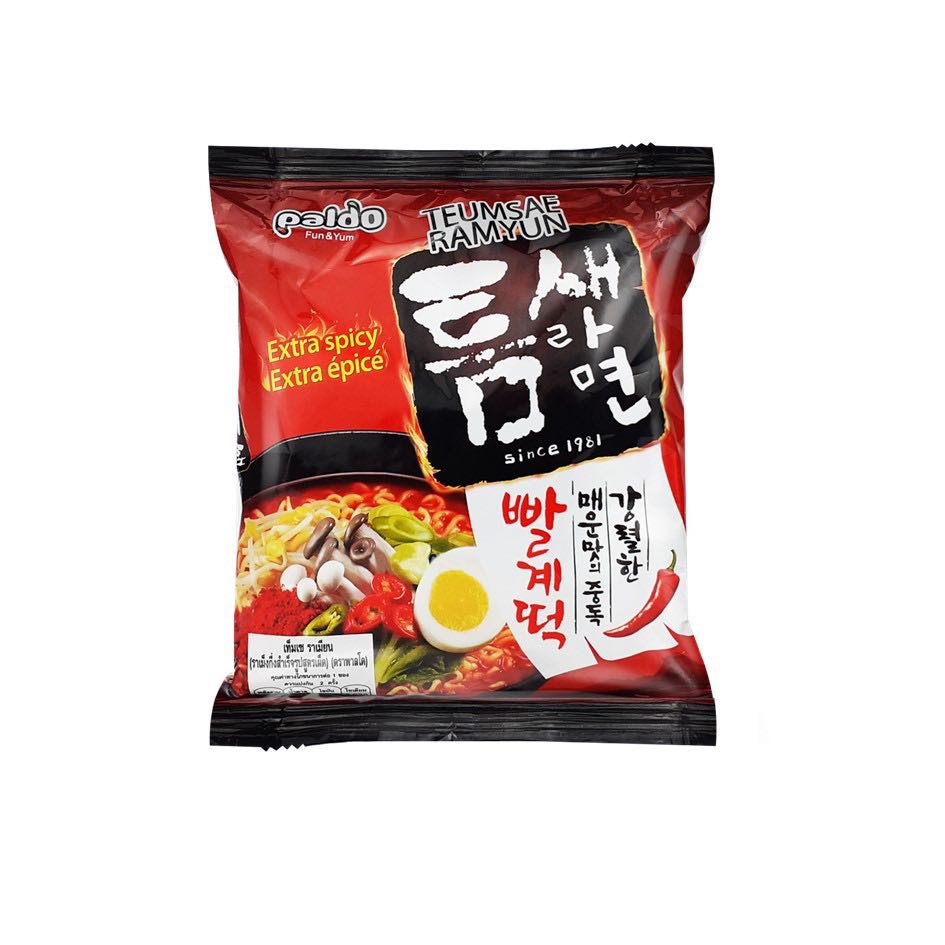 Paldo Teumsae Ramyoen Extra Spicy 120g