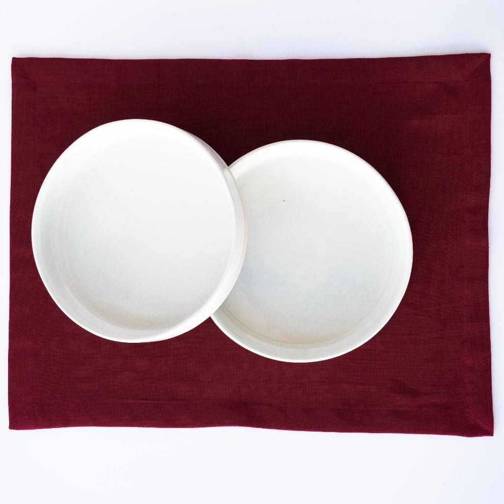 ผ้ารองจาน HEAVYWEIGHT LINEN PLACEMAT SET