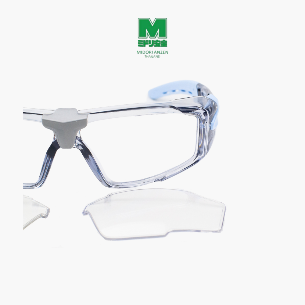 เลนส์สำรอง  ใช้กับแว่นตากันฝ้านิรภัย รุ่น VD-202FT/ Spare Lens for VD-202FT  Anti-Fog Goggle