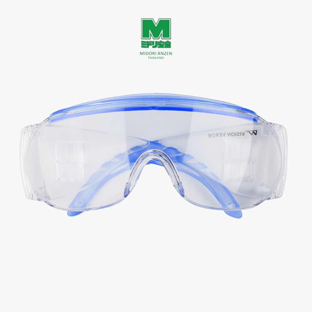 VS-301F  V Plus Coat Anti-Fog Goggle / แว่นตากันฝ้านิรภัย แบบครอบแว่นสายตา